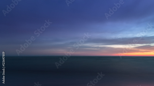 black dawn-savage beach / lonely beach in the early autumn