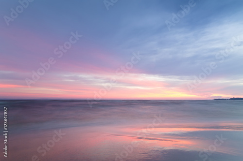 black dawn-savage beach / lonely beach in the early autumn © ml1413