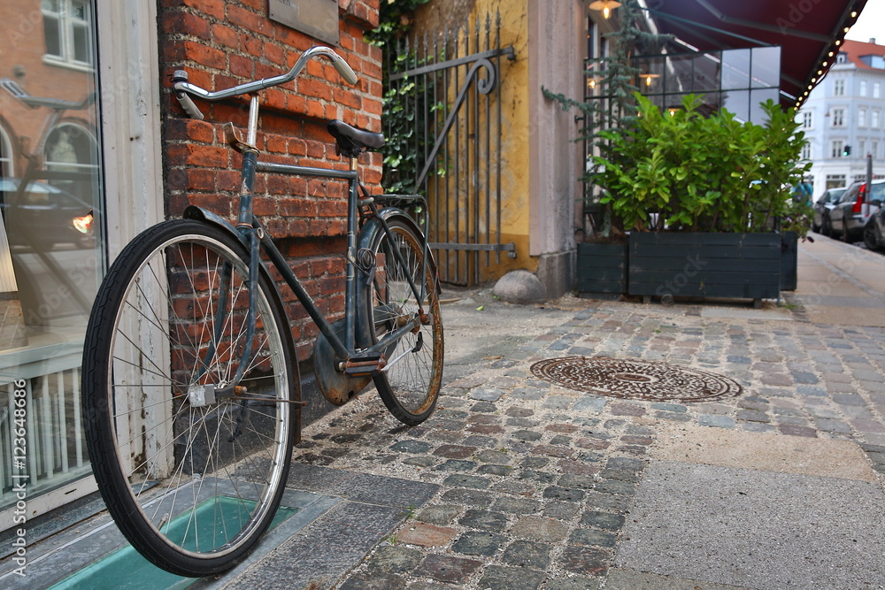 Vintage bike in Copenhagen
