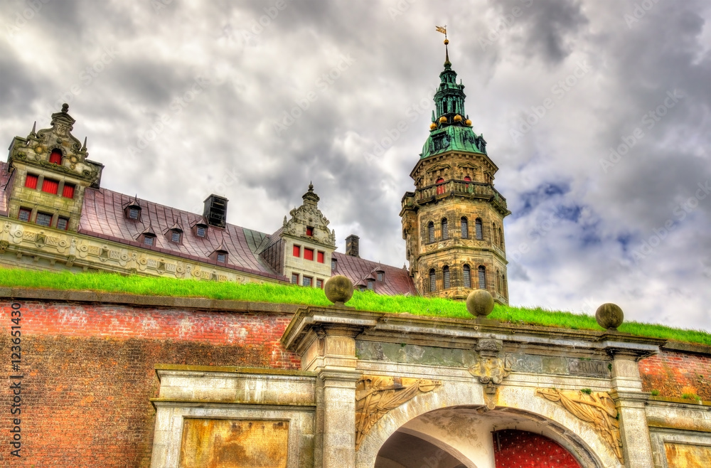 Kronborg Castle, known as Elsinore in the Tragedy of Hamlet - Denmark