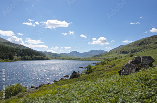 Capel Curig Lake Snowdonia in North Wales