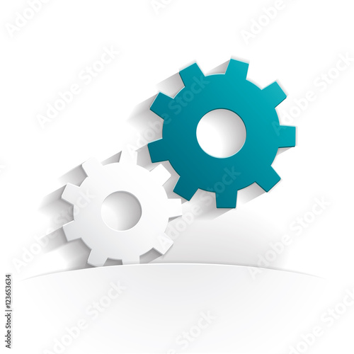 gears paper icon