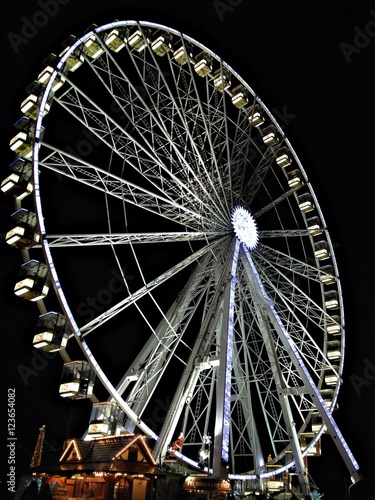 Ferris wheel in winter wonderland