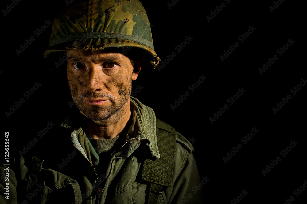 American Soldier (Vietnam War) Suffering With PTSD