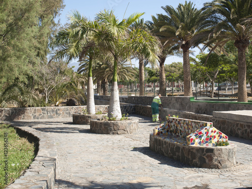 Banco del Castillo del Romeral. photo