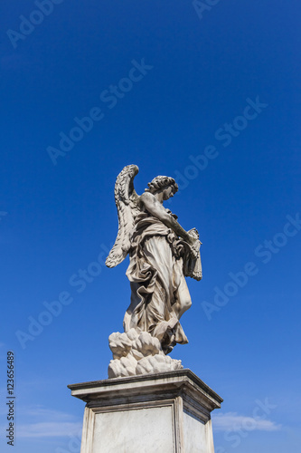 Sculpture on Sant Angelo Bridge in Rome