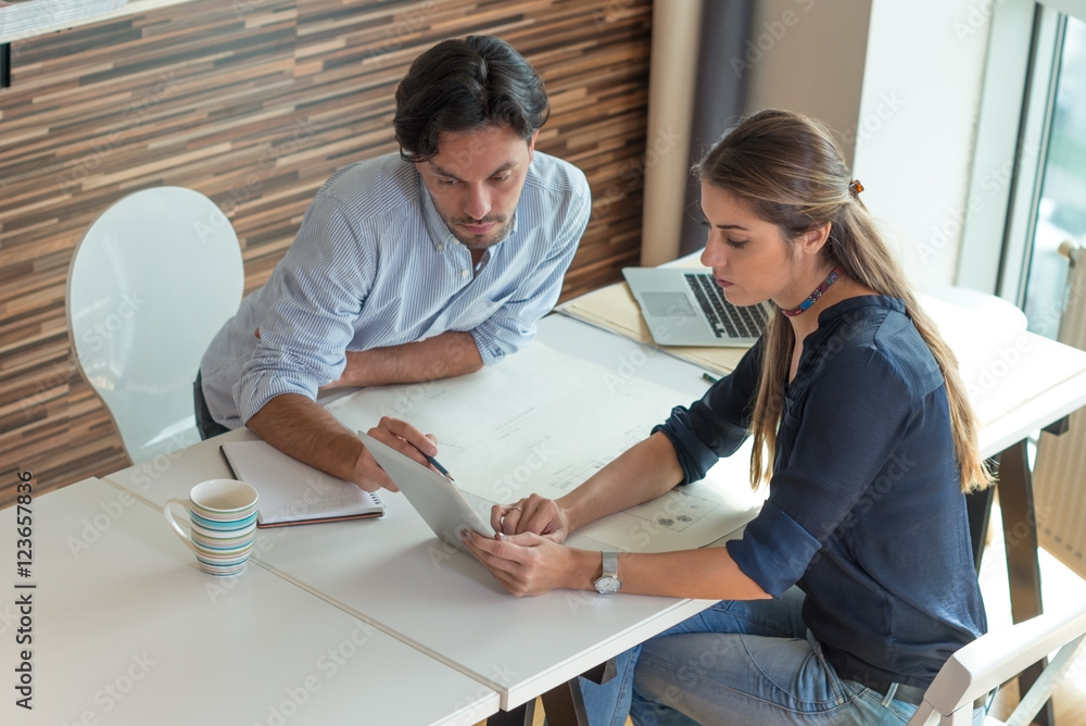 Fototapeta premium Start up team