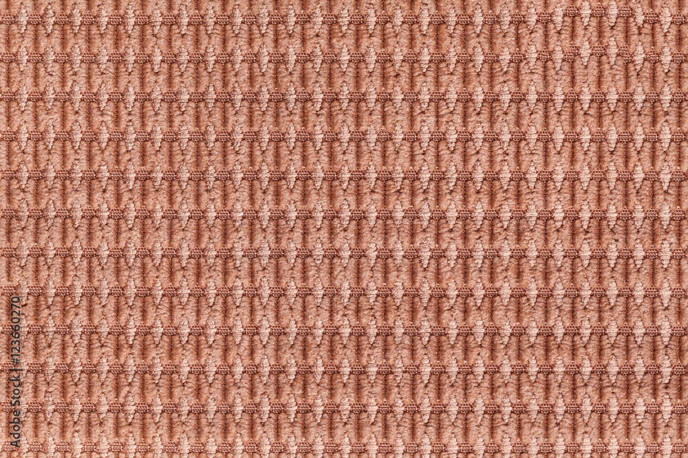 Brown background from soft fleecy fabric close up. Texture of textiles macro Brown background from soft fleecy fabric close up. Texture of textiles macro