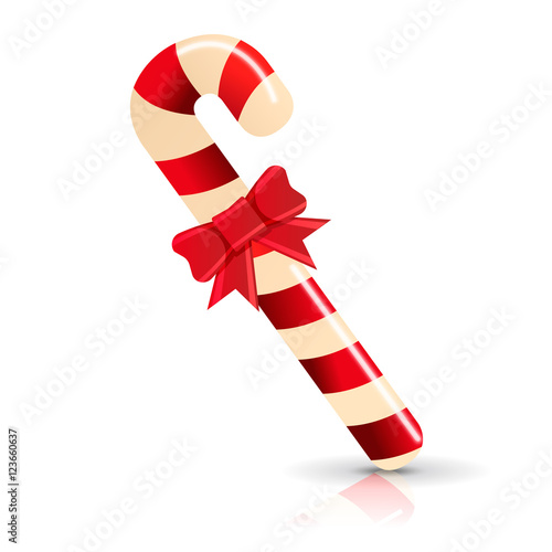 Candy Cane Vector Icon 