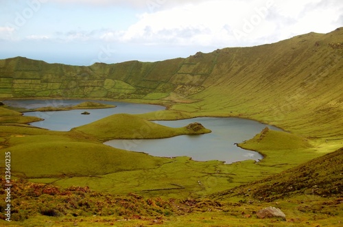 Lagoa do Caldeirão, Ilha do Corvo. Açores, Portugal

