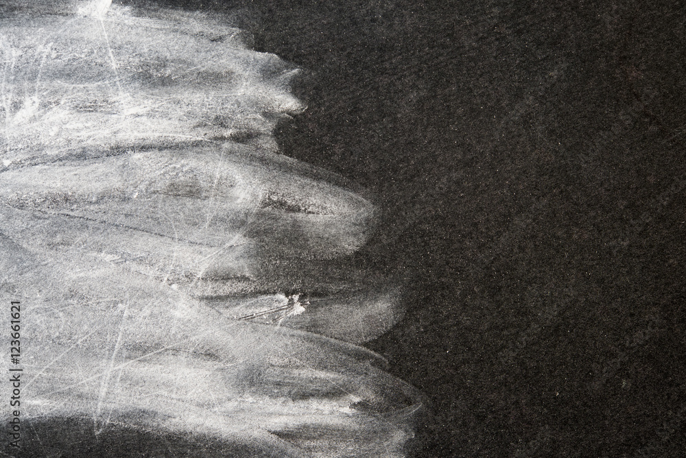 Черная грифельная доска мел пятно. Темная школьная доска белый мел размазан  Stock Photo | Adobe Stock