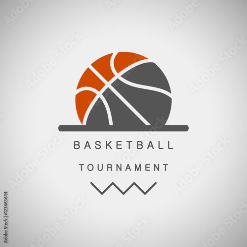 Basketball tournament logo