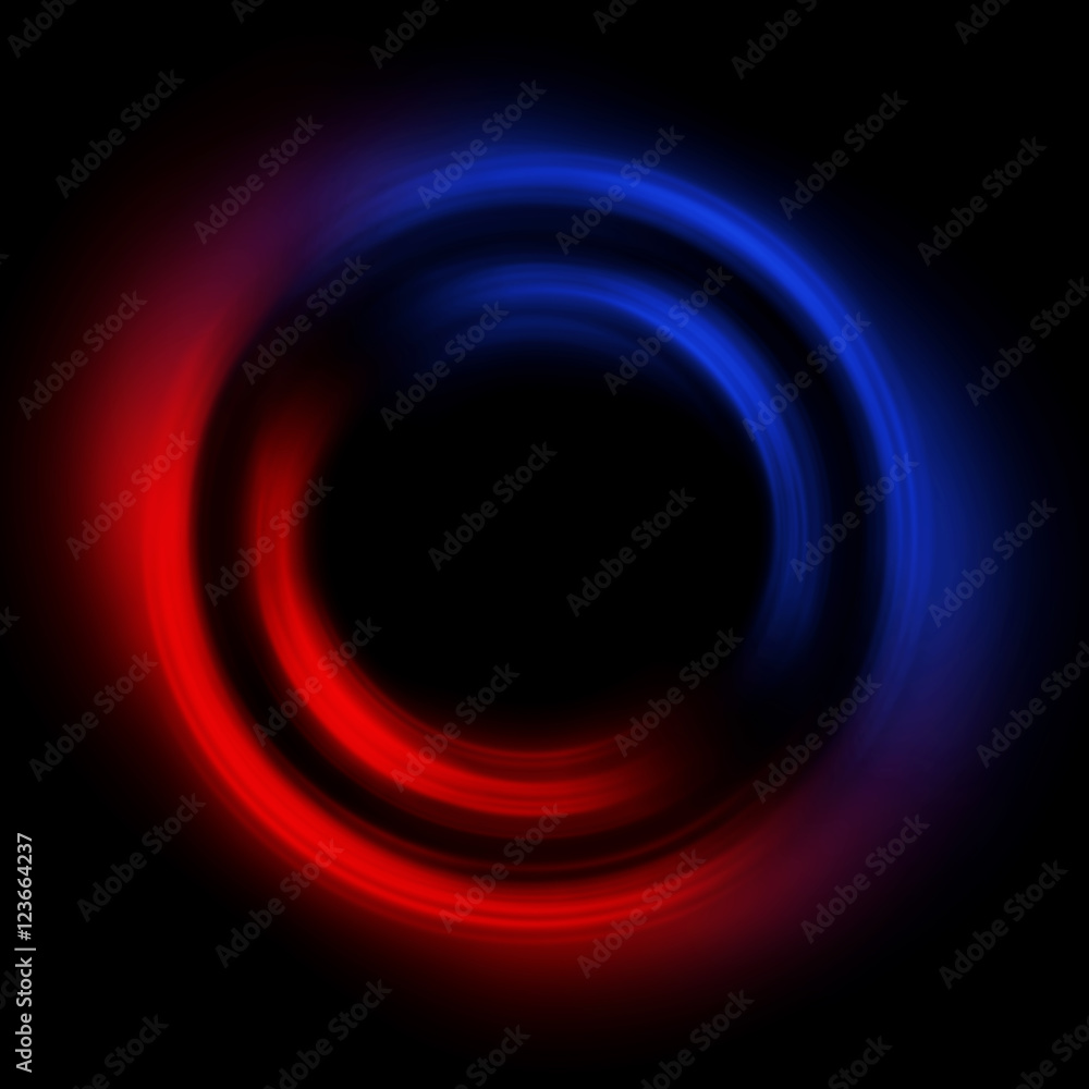 Red-blue circle