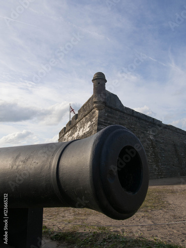 Cannon in Front of Fort Mantanzas