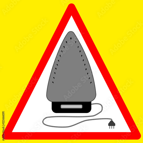 No ironing: to iron is dangerous and useless