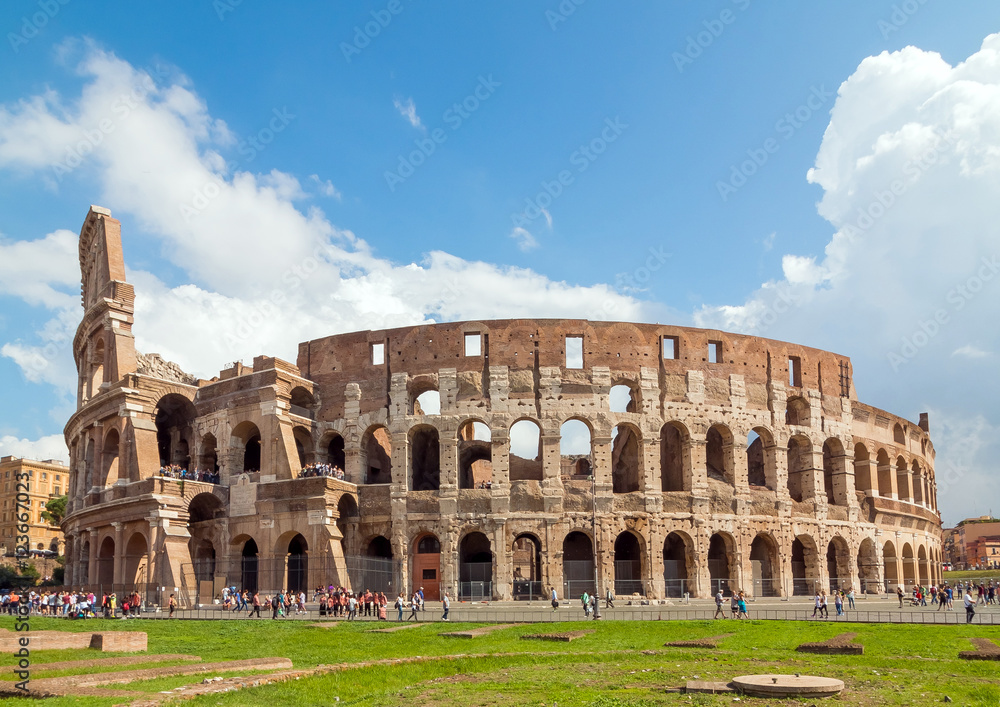Naklejka premium Koloseum, Rzym, Włochy