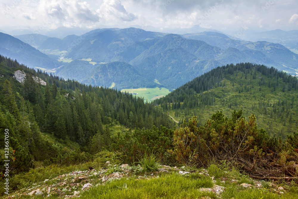 Beautiful landscape in Steinplatte mountain, Waidring, Bavarian Alps, Austria