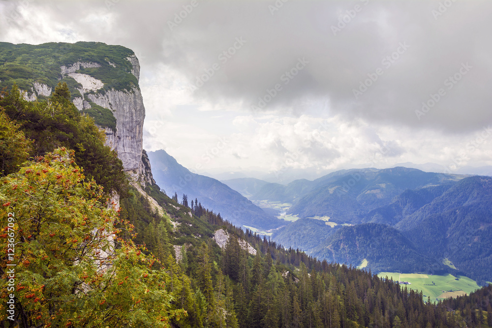 Beautiful landscape in Steinplatte mountain, Waidring, Bavarian Alps, Austria