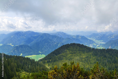 Beautiful landscape in Steinplatte mountain  Waidring  Bavarian Alps  Austria