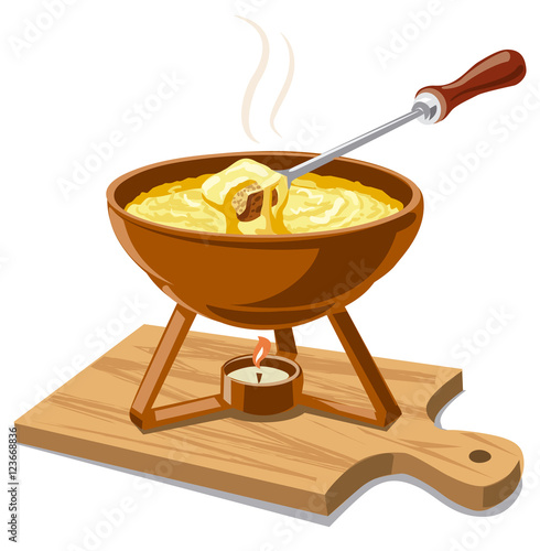 hot cheese fondue