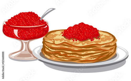  red salmon caviar
