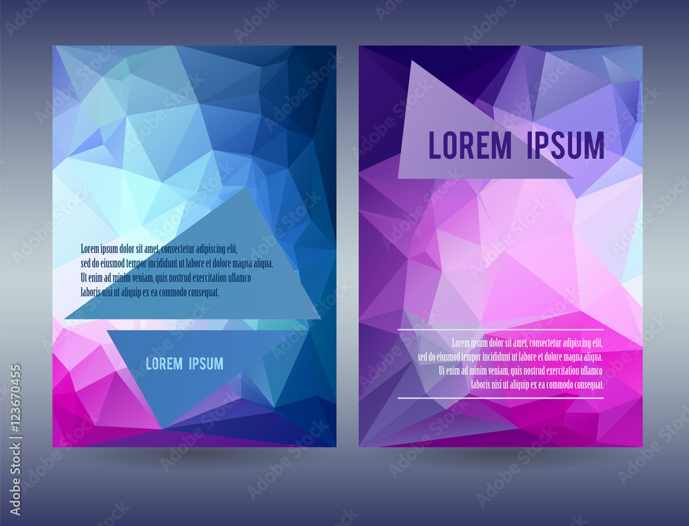 blue pink theme vector background
