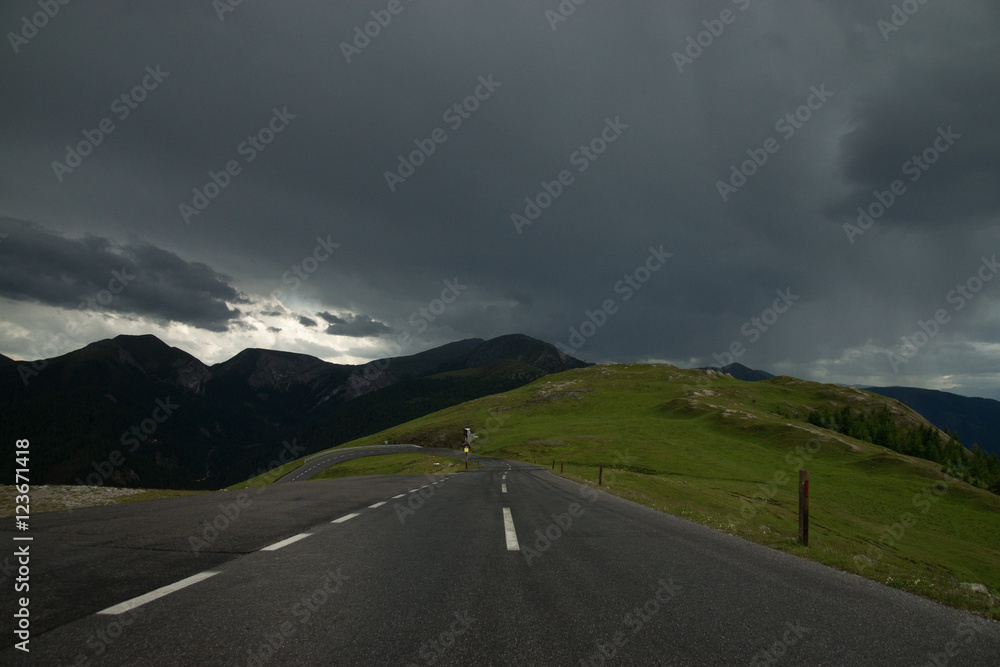 Nockalmstrasse, Kärnten, Österreich Nockalmstrasse, Kärnten, Österreich
