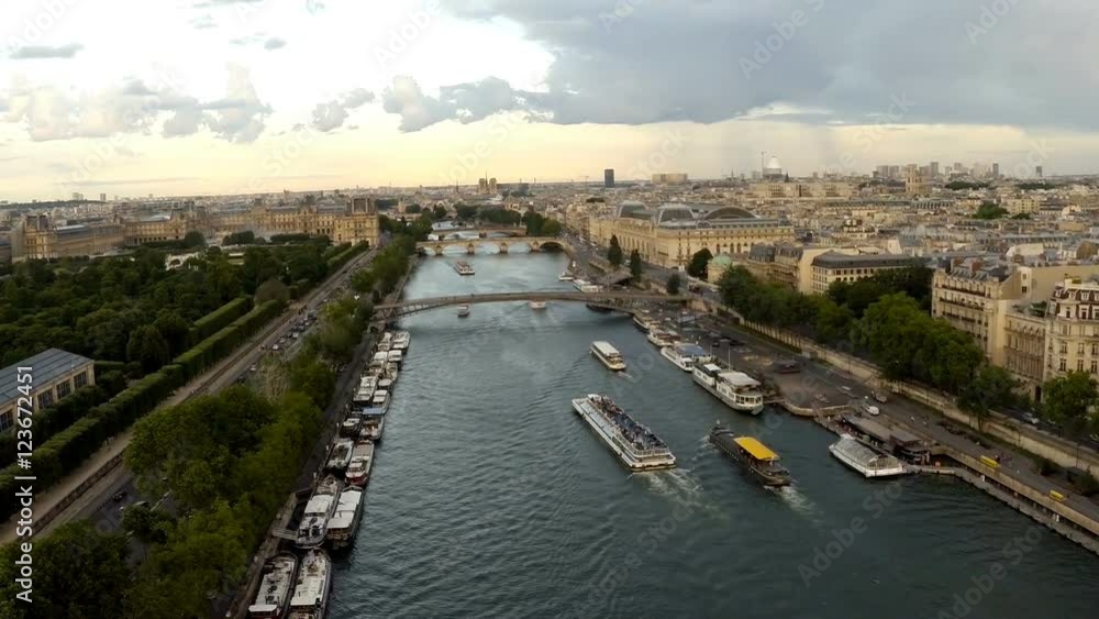 Aerial view of Paris, France Aerial view of Paris, France