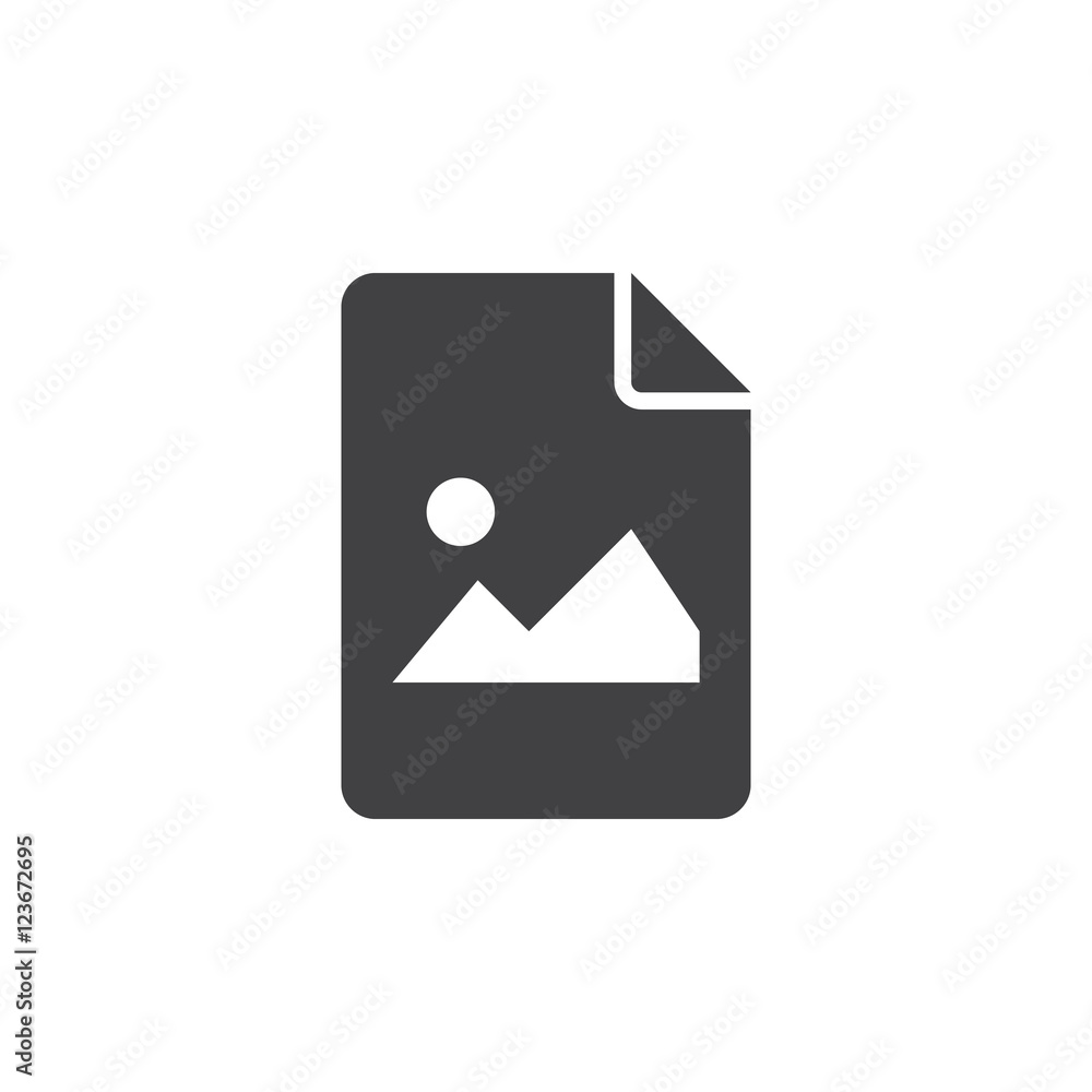 Image file icon vector, solid logo illustration, pictogram isolated on white Image file icon vector, solid logo illustration, pictogram isolated on white