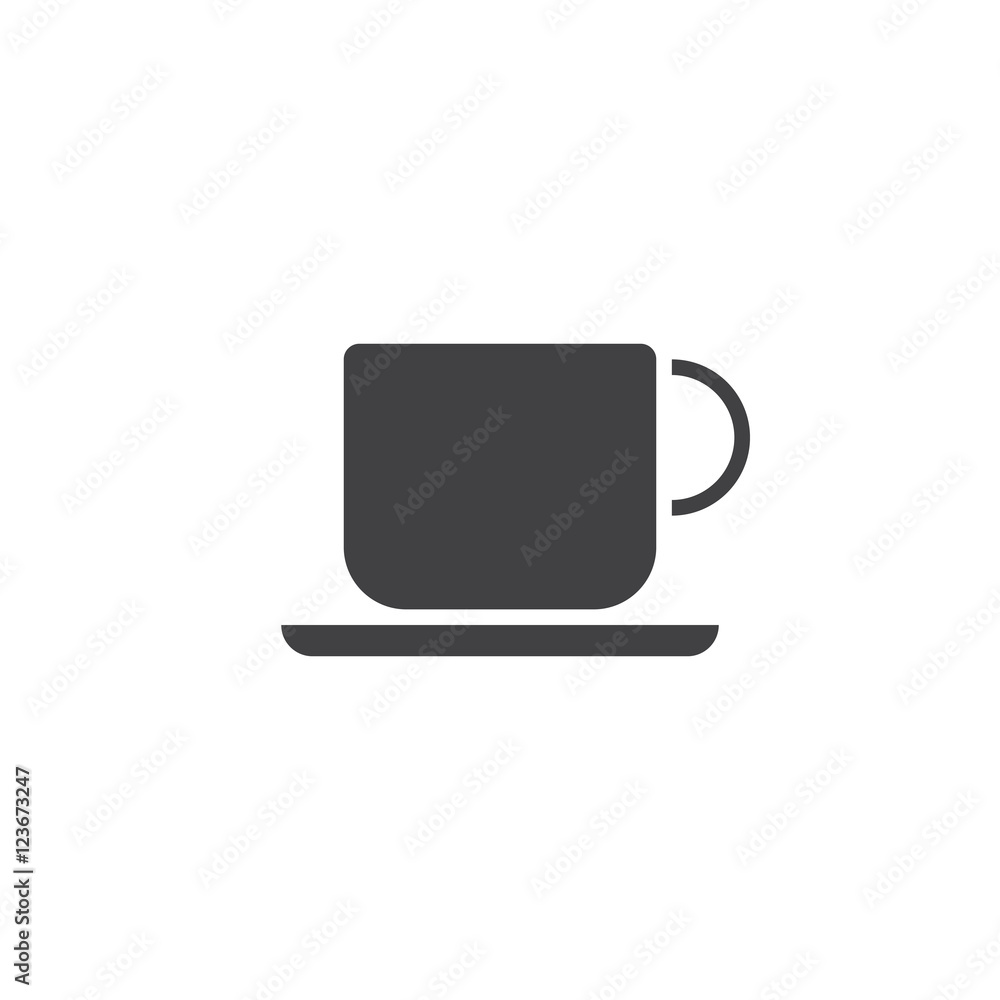 cup icon vector, solid logo illustration, pictogram isolated on white cup icon vector, solid logo illustration, pictogram isolated on white