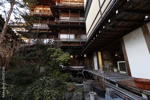Onsen (Hot Spring) Town in Japan
