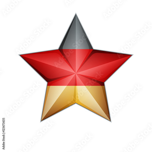 Wallpaper Mural Germany flag star illustration Torontodigital.ca