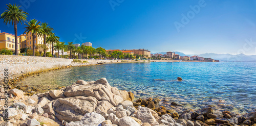 Ajaccio old city center, Corsica, France, Europe