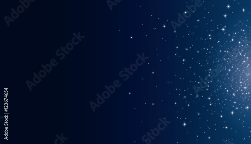 étoiles fond bleu