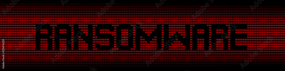 Fototapeta premium Ransomware text on red laptops background illustration