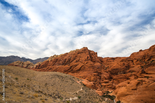 Red Rock Canyon in Nevada  USA.