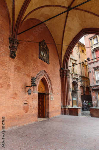 Palace of the merchandise Bologna italy