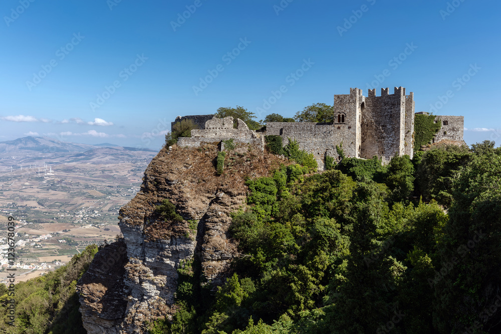 Fototapeta premium Medieval Venus Castle in Erice, Sicily