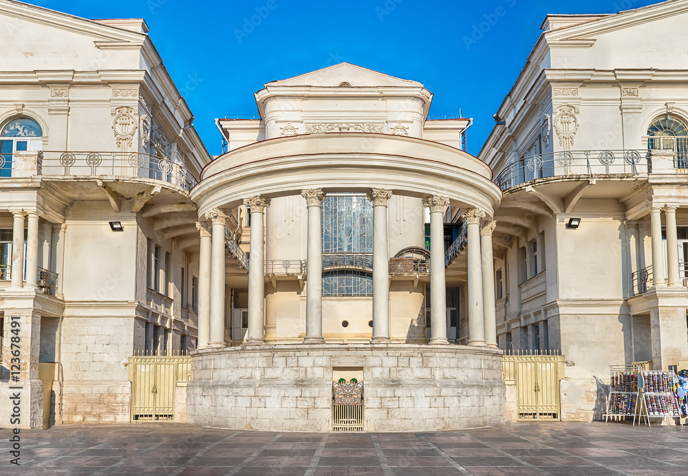 Palace of Children and Youth Creativity, landmark in Sevastopol,