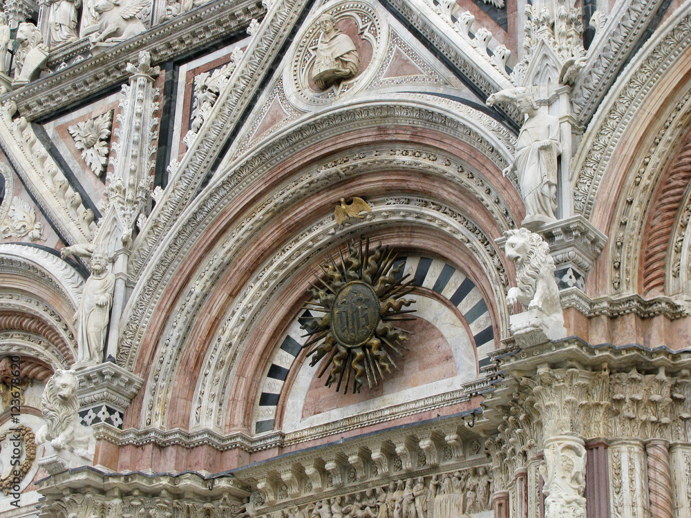 Details of Siena Cathedral