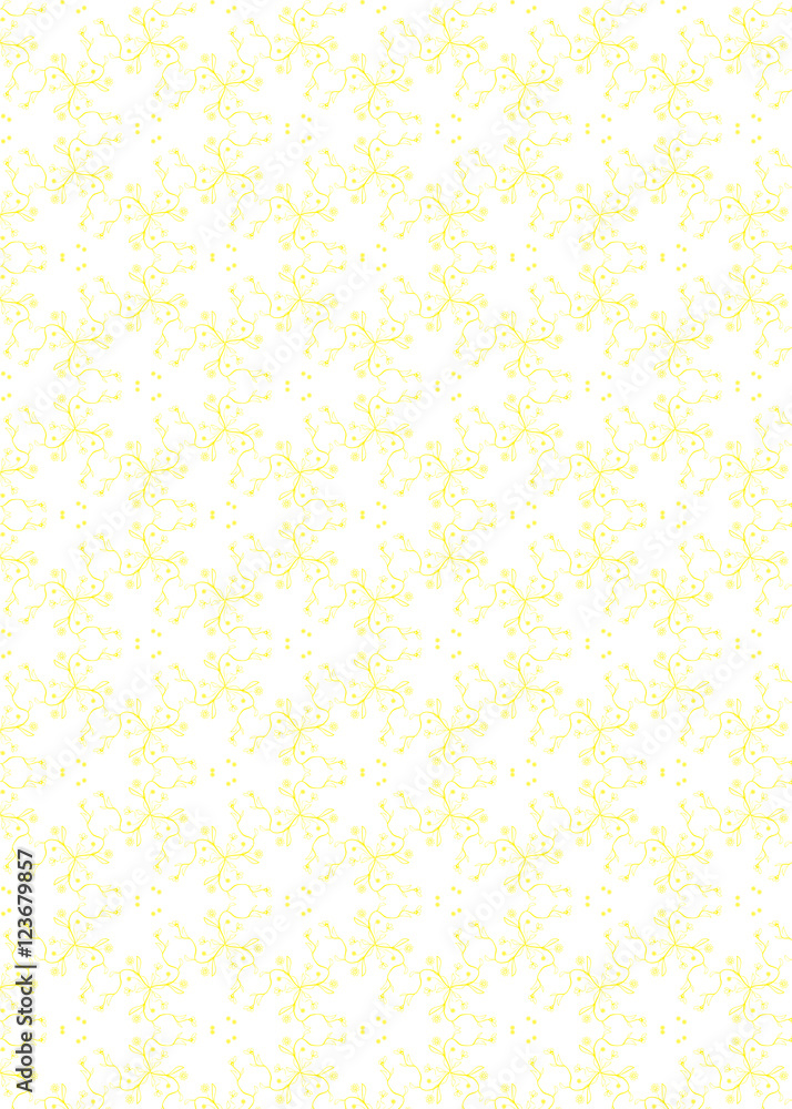 seamless pattern of yellow flowers seamless pattern of yellow flowers