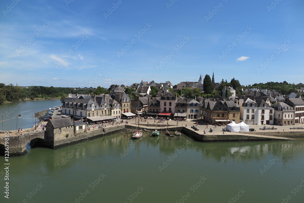 Auray - Blick auf den Hafen von Saint Goustan