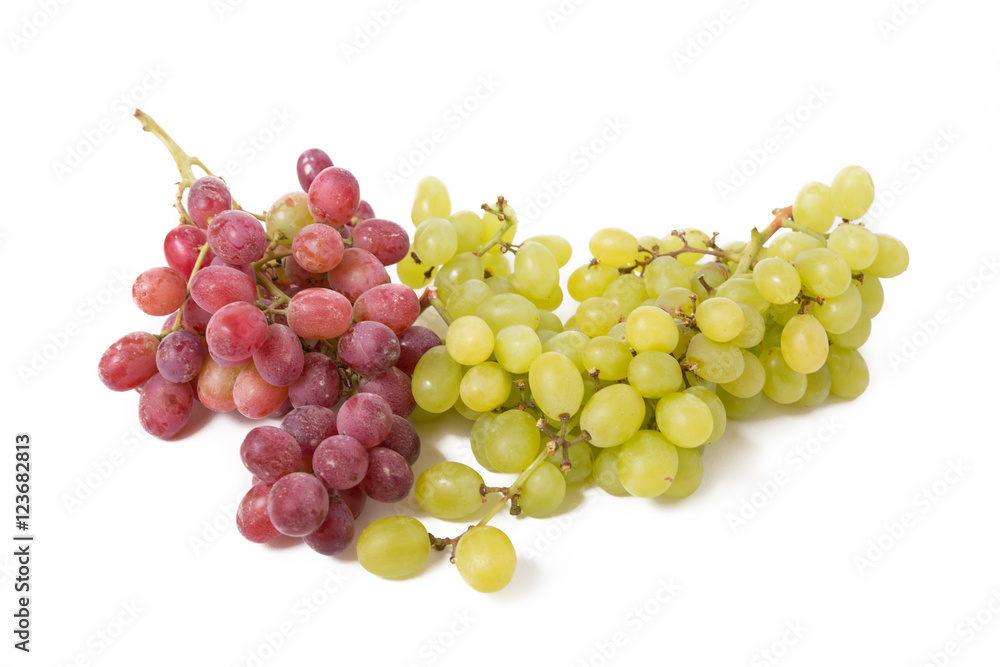 rote und grüne Weintrauben