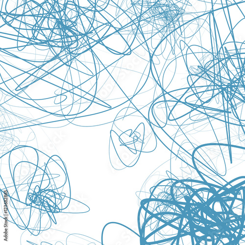 Random sketchy lines abstract monochrome background, pattern