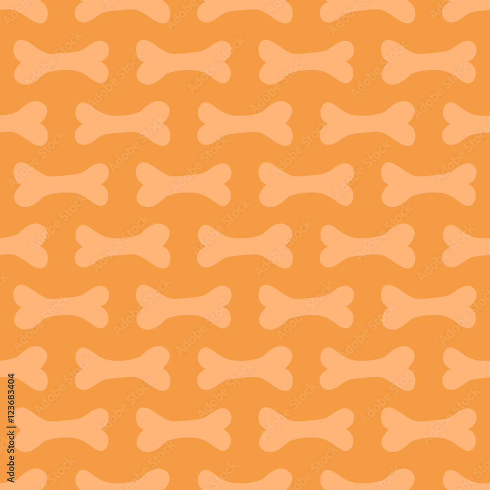 Cute doodle halloween seamless pattern background with bones. Cute doodle halloween seamless pattern background with bones.