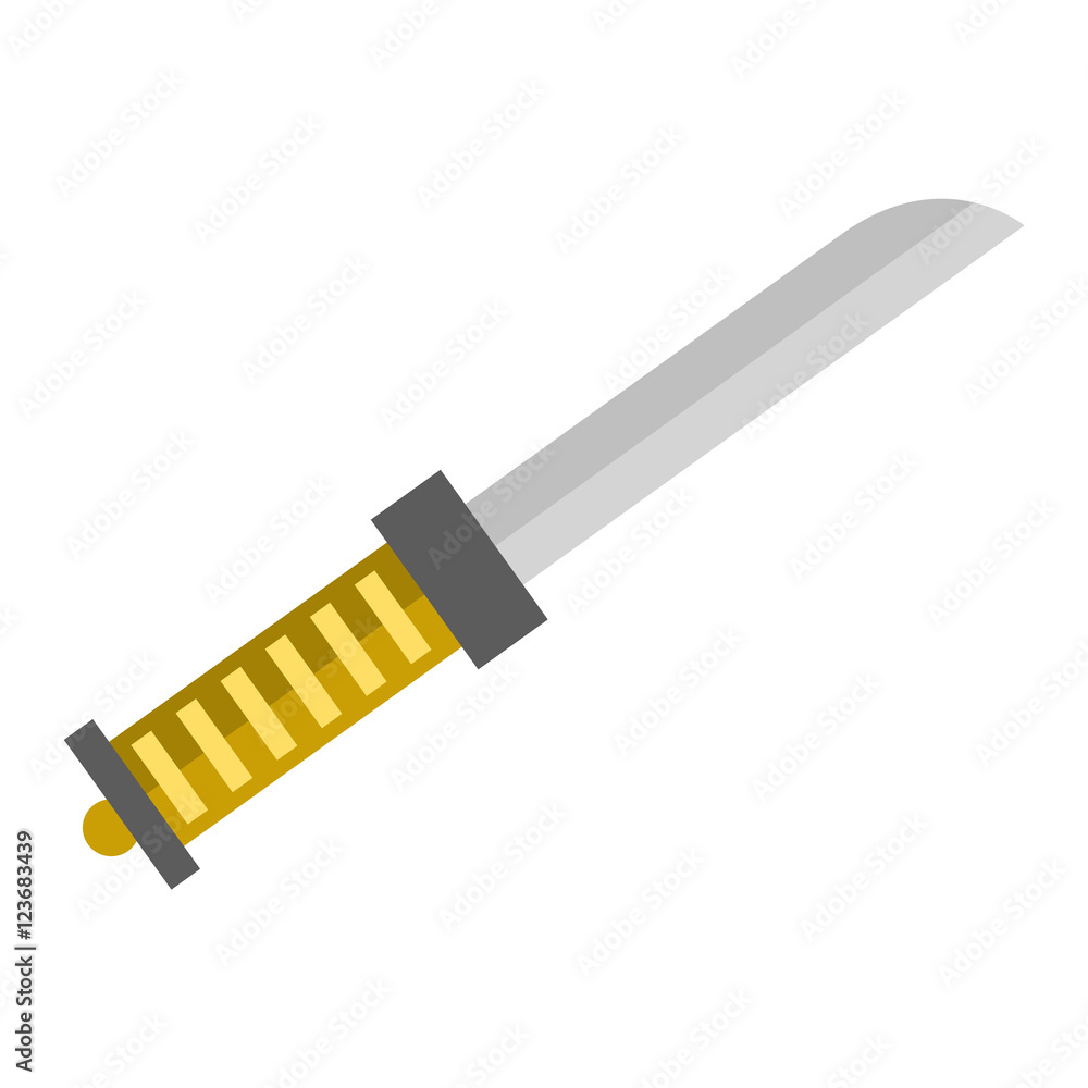 Military knife vector illustration. Military knife vector illustration.