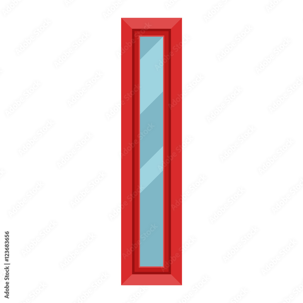 Window vector element isolated Window vector element isolated