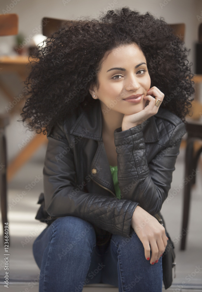Young african american woman portrait Young african american woman portrait