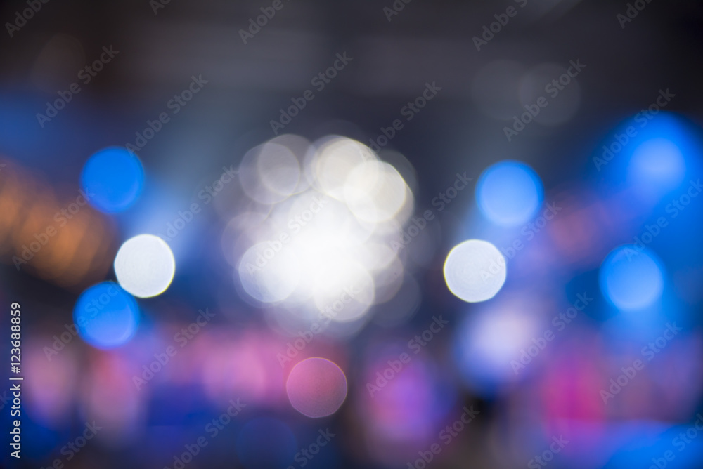 .blur light  Fashion runway out of focus background