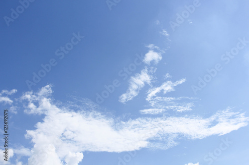 blue sky with clouds